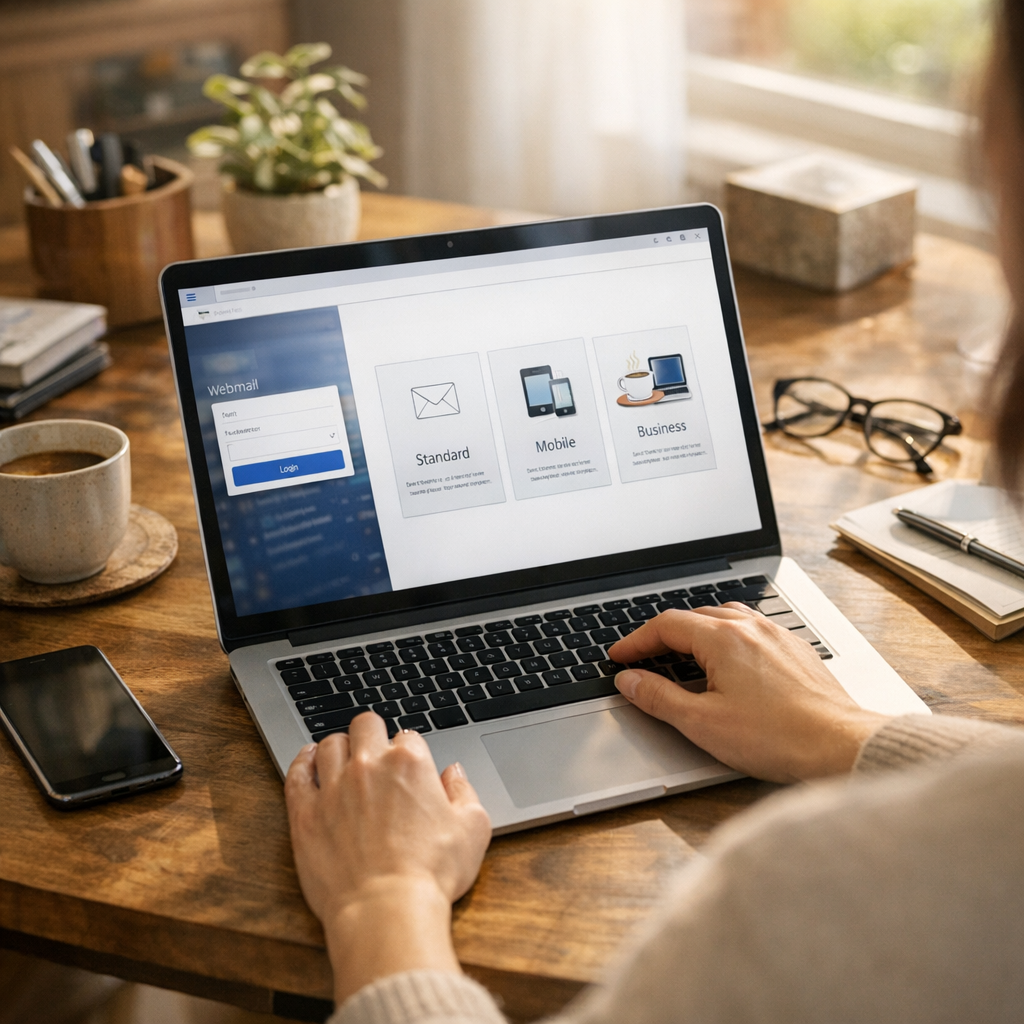 Se connecter facilement à Webmail, puis choisir le bon mode d’usage