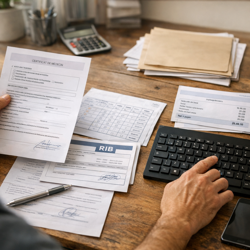 Attestations, absences, RIB : les gestes qui déclenchent le paiement