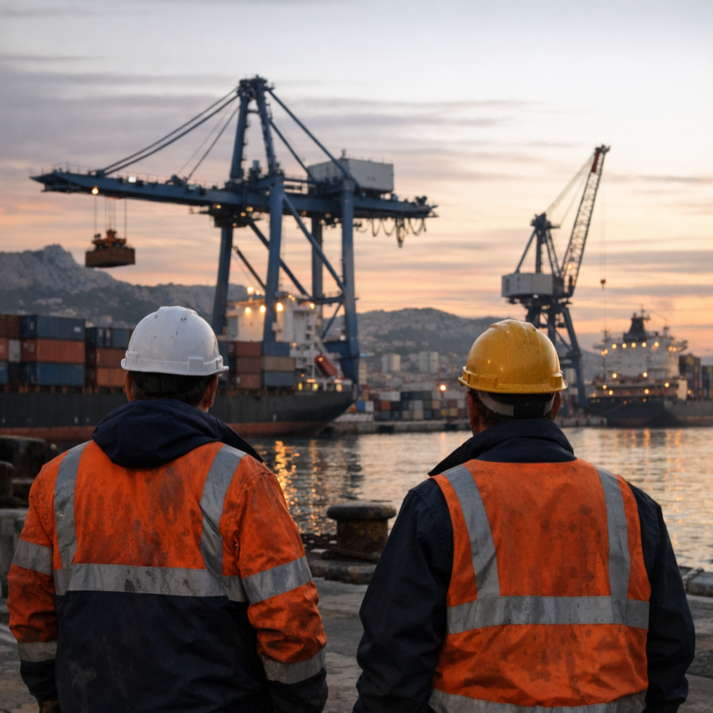Comment cccp13 Embauche organise les dockers à Marseille
