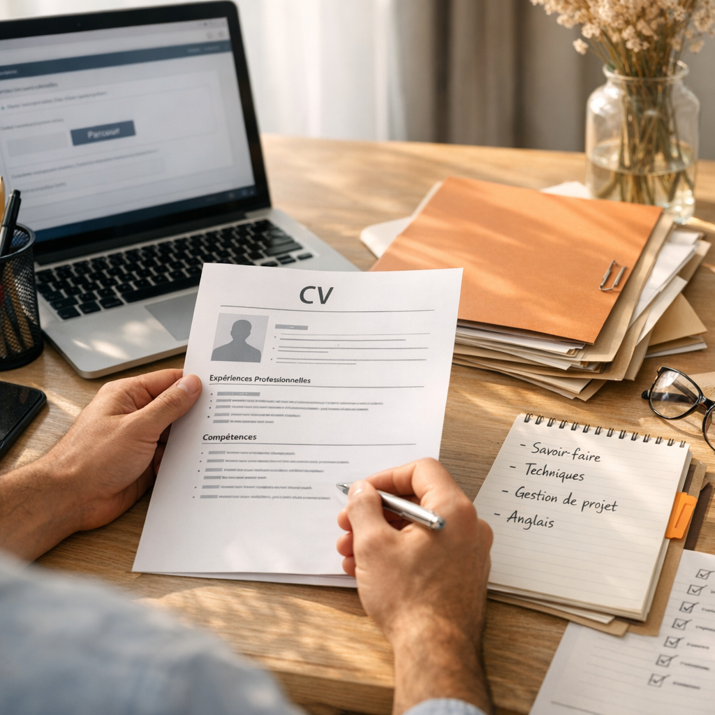 Préparer votre candidature : CV, dépôt de CV et compétences à mettre en avant