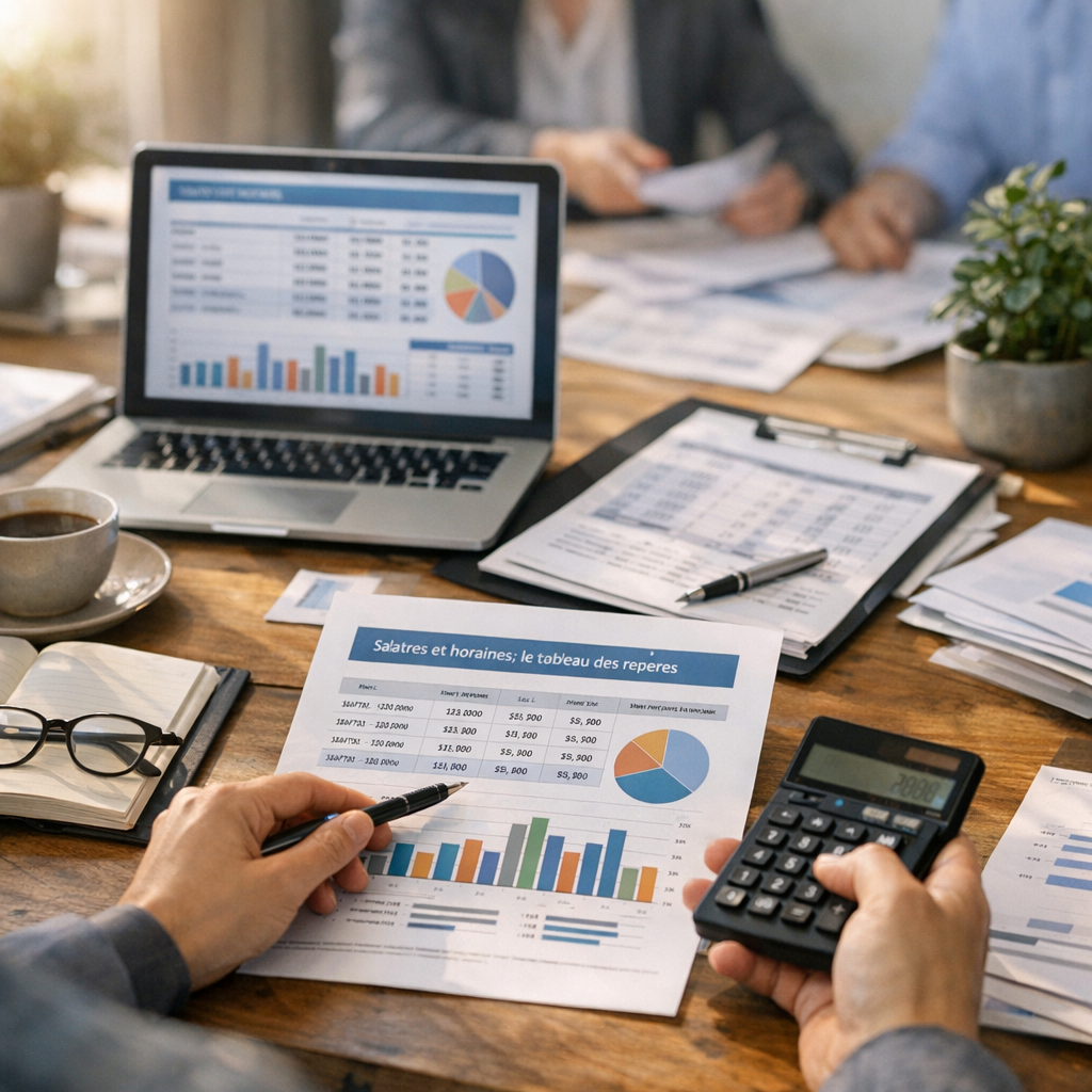 Salaires et horaires : le tableau des repères sourcés