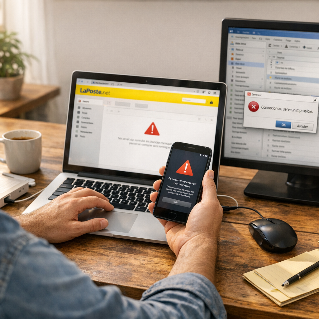 Pourquoi pouvez-vous vous connecter au webmail Laposte.net, mais ne plus recevoir vos messages ou perdre l’accès depuis