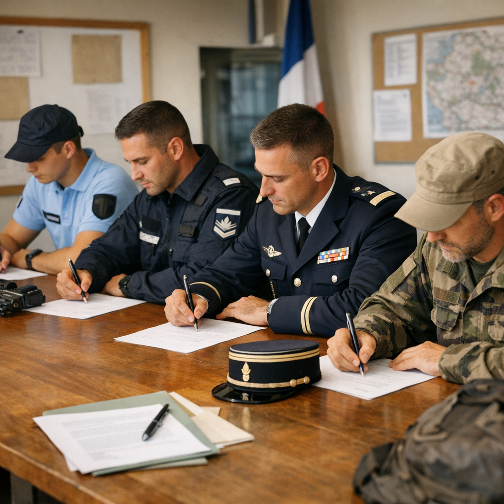 Adapter le modèle selon le concours&nbsp;: GAV, sous-officier, officier, réserviste ou stage