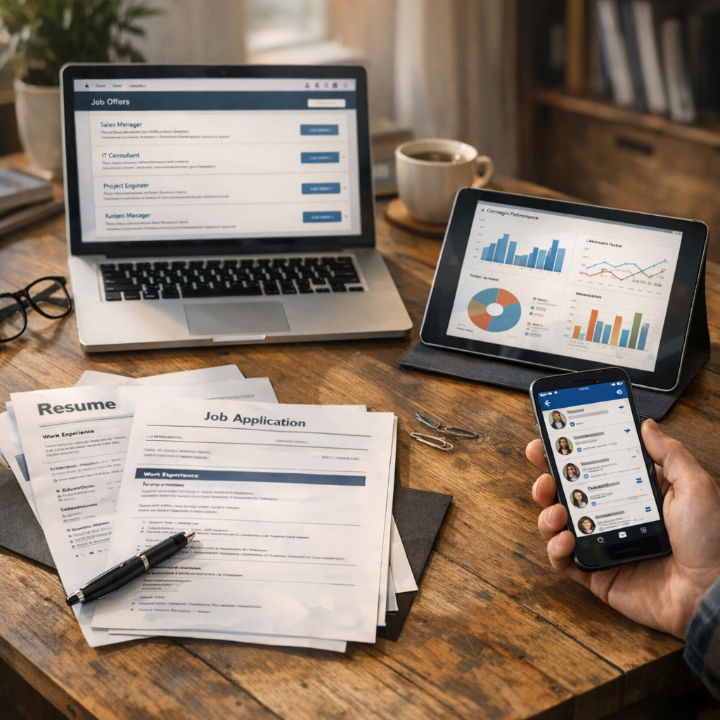 LMI, Admen, HelloWork et LinkedIn : quelles différences concrètes ?