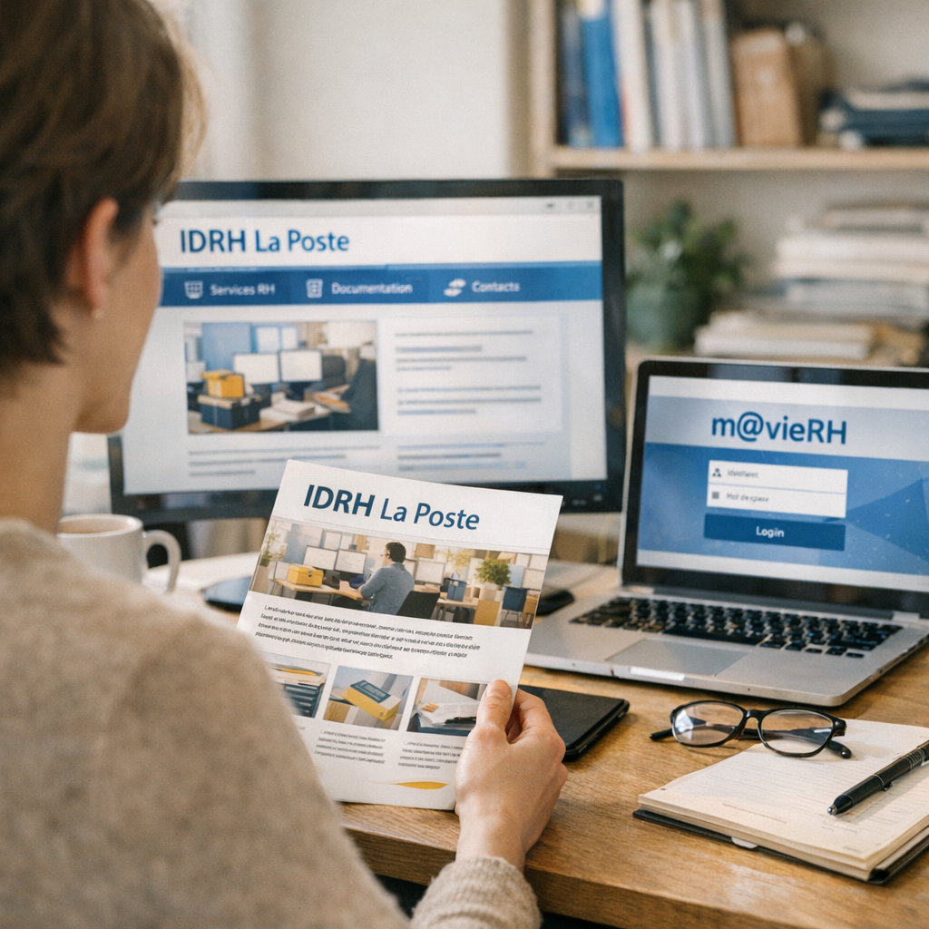 IDRH La Poste : c’est quoi et où le retrouver avant d’essayer de se connecter à m@vieRH ?