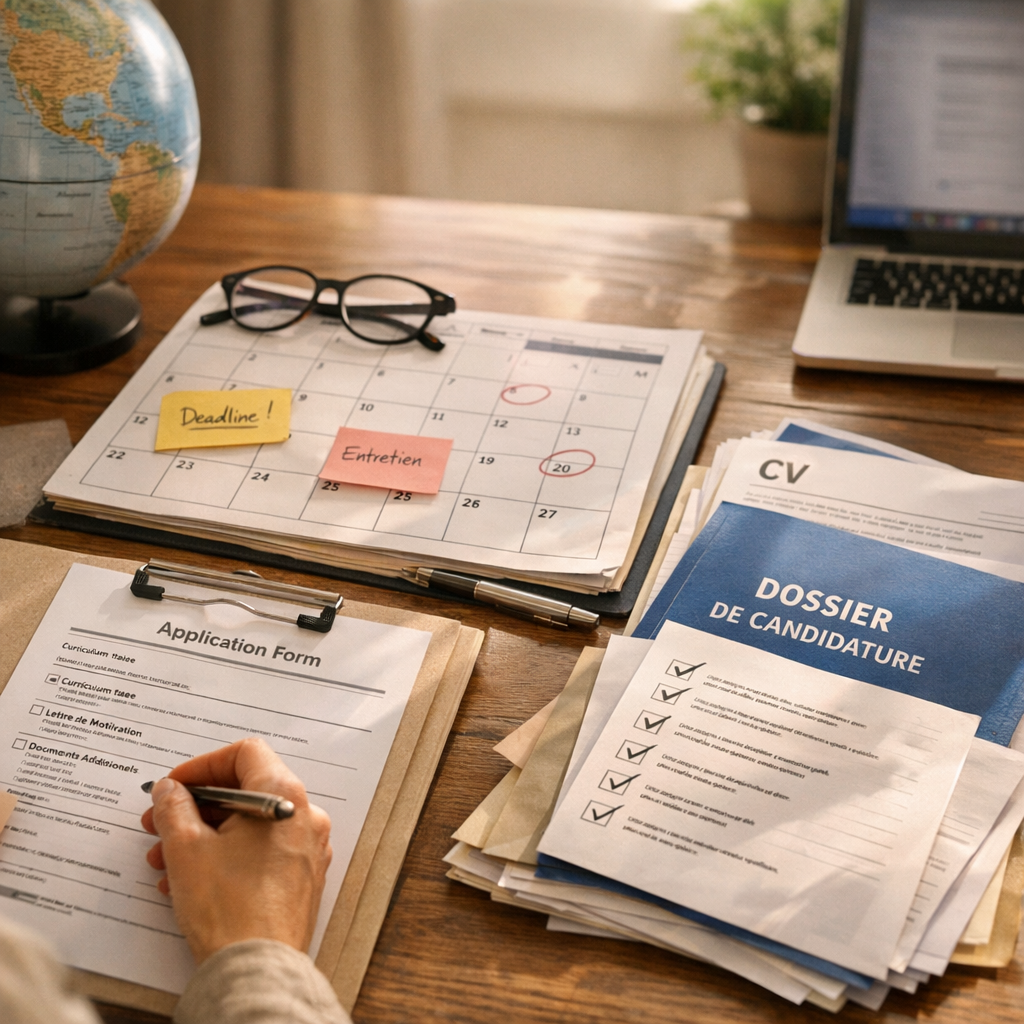 Pour postuler sur mlfmonde : calendrier type, dossier et points de contrôle