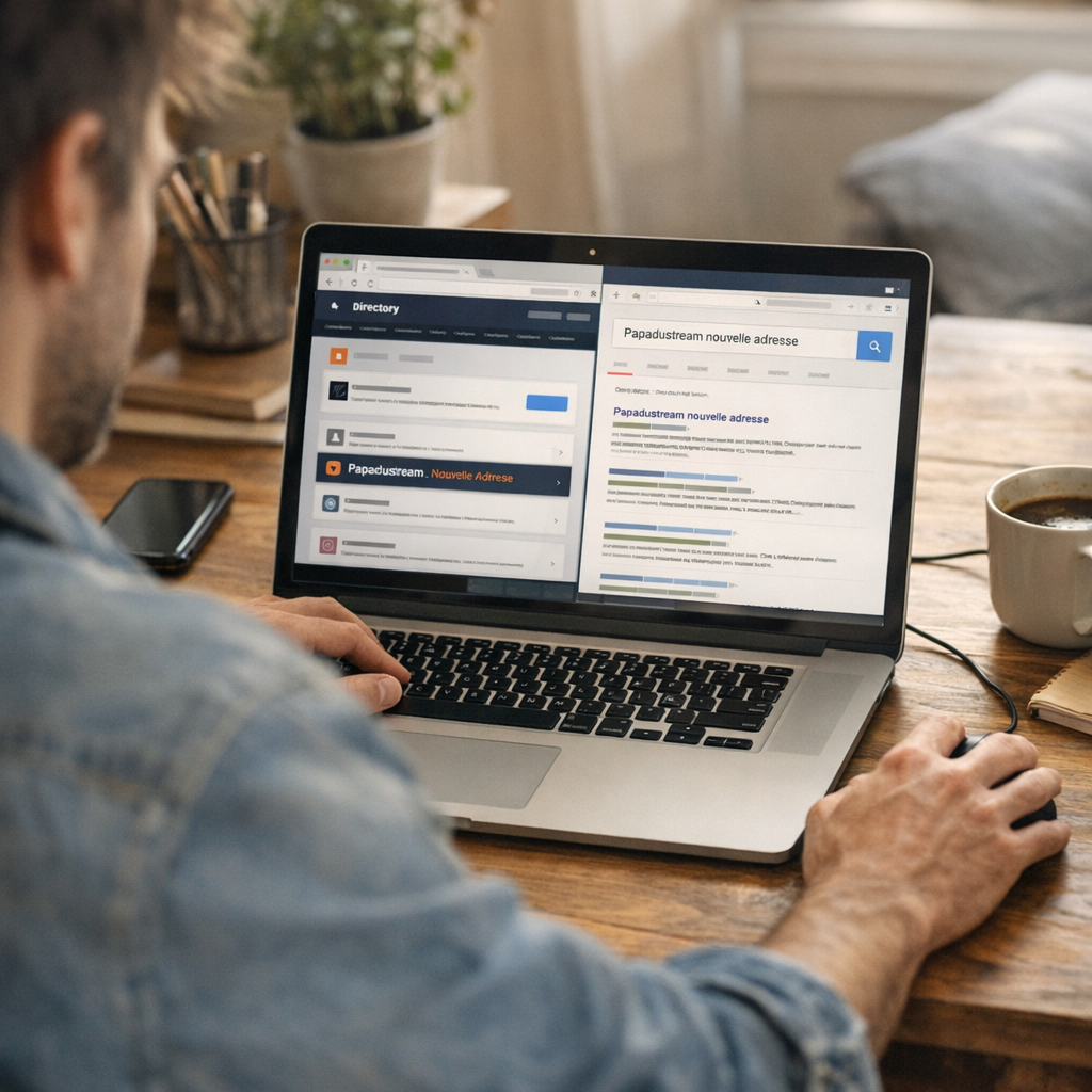 Pourquoi des utilisateurs passent par un annuaire ou une page de recherche dédiée pour retrouver Papadustream ?