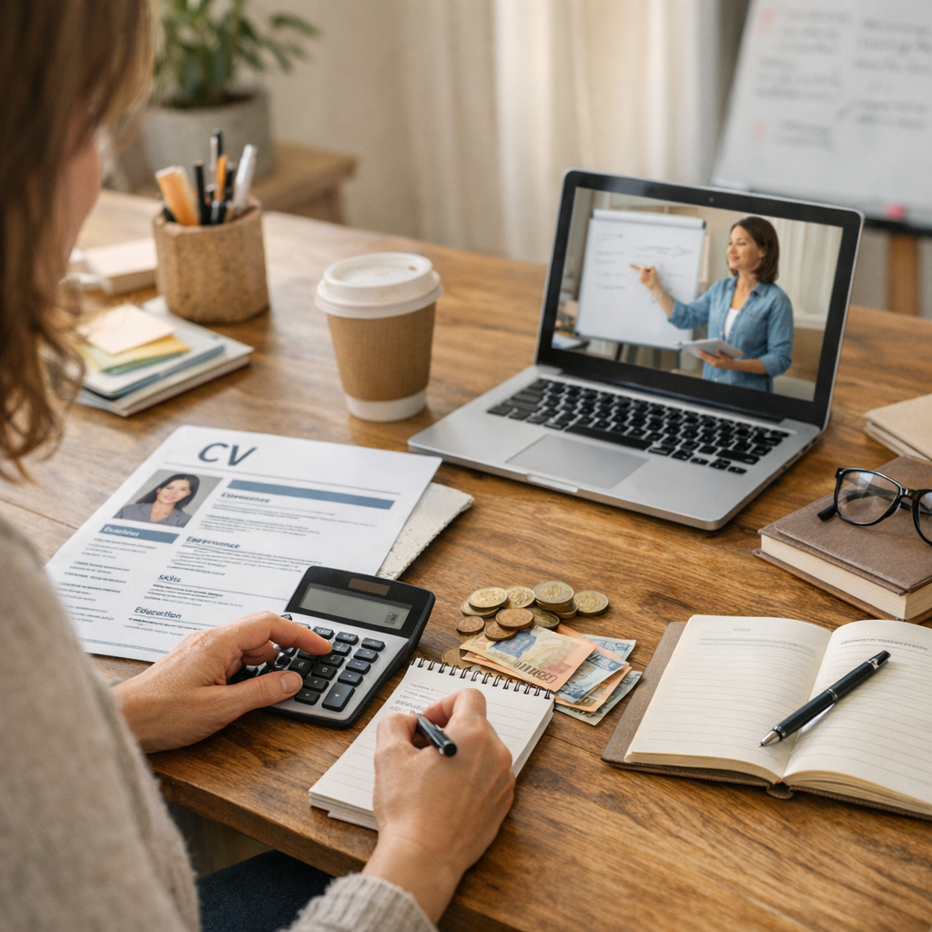 Modèle de CV, coaching, formation : quel budget prévoir avant de postuler ?
