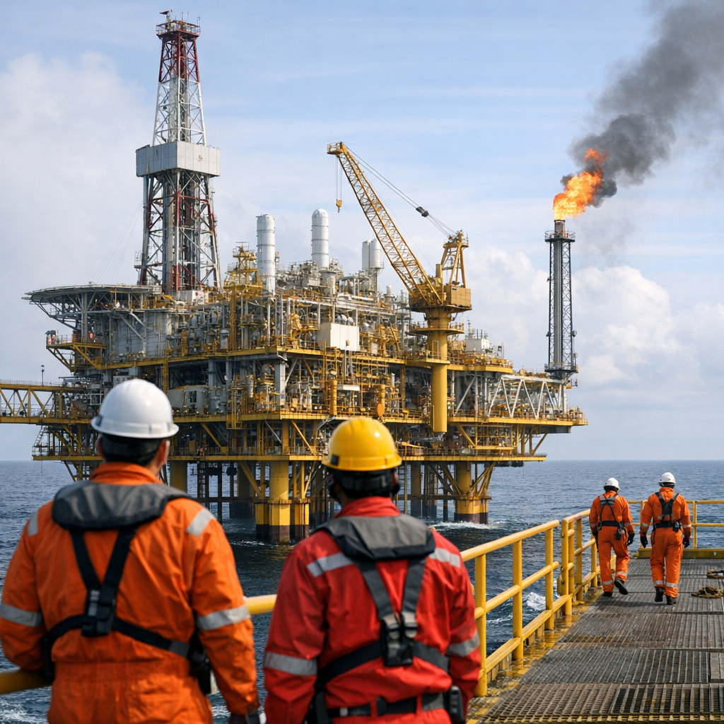 Quel Salaire attendre du recrutement Total sur plateforme pétrolière ?
